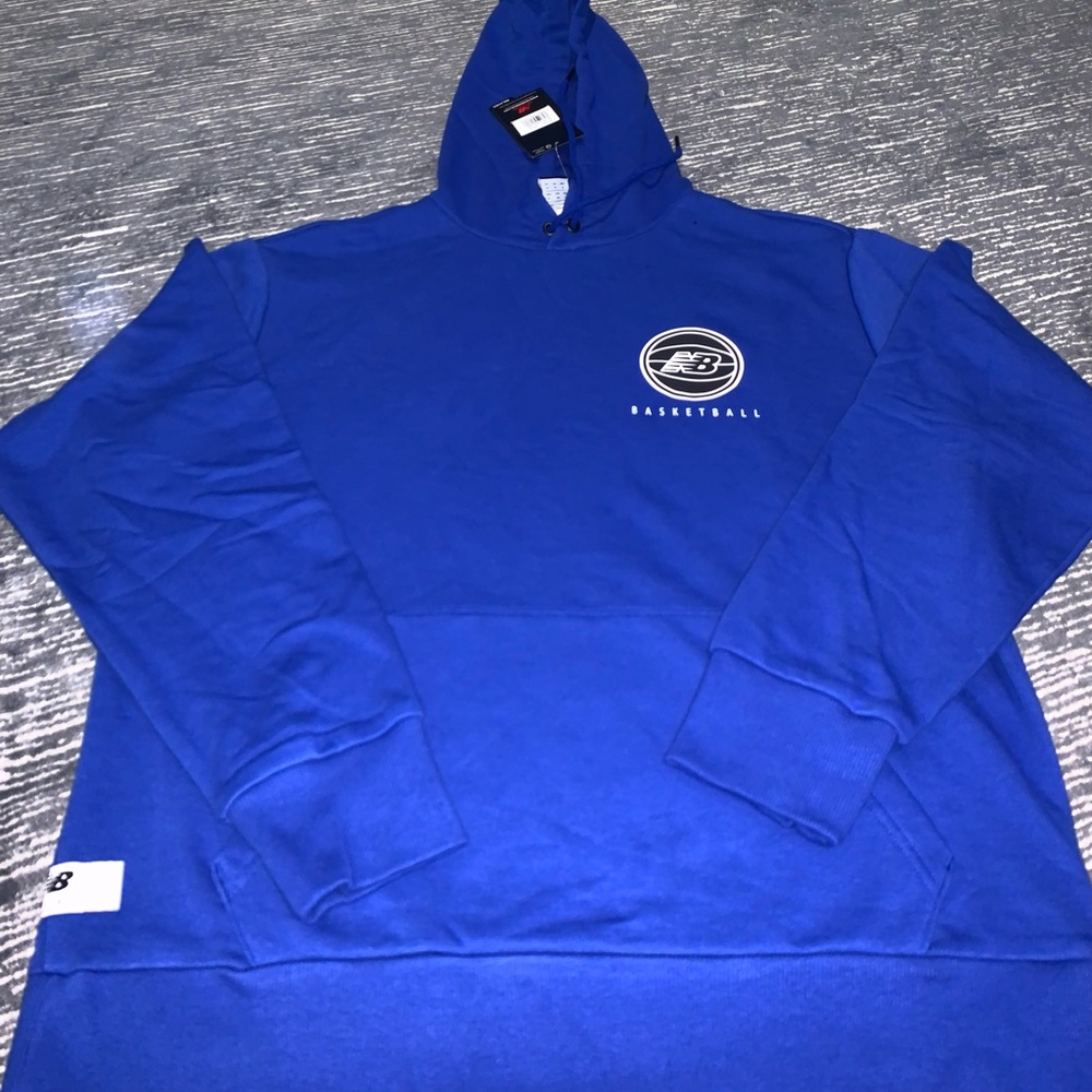 New balance hoodie size medium blue